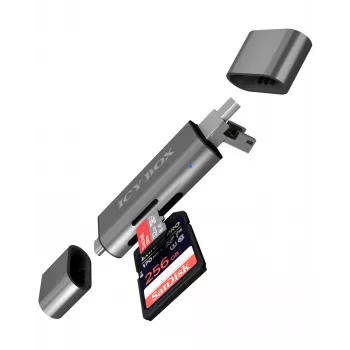 ICY BOX IB-CR200-C Αναγνώστης καρτών USB 2.0 μαύρος