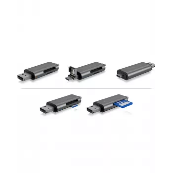 ICY BOX IB-CR200-C Αναγνώστης καρτών USB 2.0 μαύρος