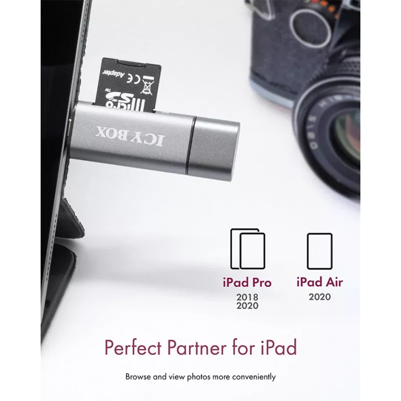 ICY BOX IB-CR200-C Αναγνώστης καρτών USB 2.0 μαύρος