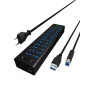 ICY BOX IB-AC6113 USB 3.2 Gen 1 (3.1 Gen 1) Type-B 5000 Mbit/s μαύρο