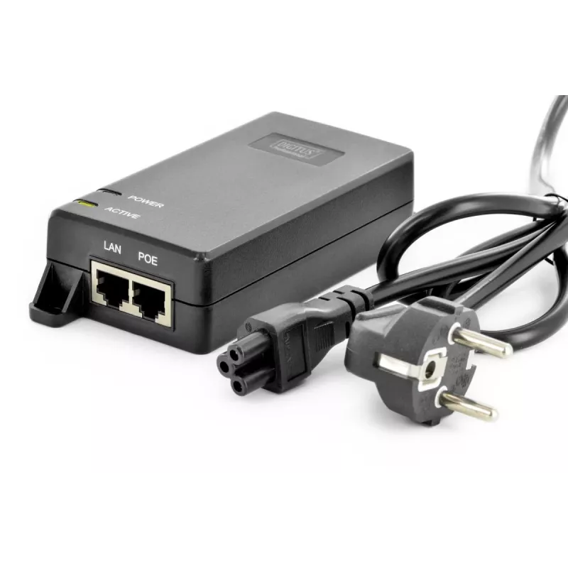 DIGITUS PoE+ Injector, 802.3at 10/100/1000 Mbps έξοδος max. 48V, 30W