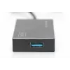 DIGITUS Hub USB 3.0, 4 θέσεων με τροφοδοτικό 5V/2A θήκη αλουμινίου
