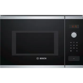 Bosch Serie 4 BFL553MS0 Μικροκυμάτων Μαύρο, Ανοξείδωτο χάλυβας Συνδυασμός μικροκυμάτων Εντοιχιζόμενο 25 L 900 W