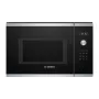 Συνδυασμός μικροκυμάτων Bosch Serie 6 BEL554MS0 — Εντοιχιζόμενη συσκευή, 900 W μικροκυμάτων, 25 L, γκριλ χαλαζία, θερμός αέρας, Ανοξείδωτο χάλυβας