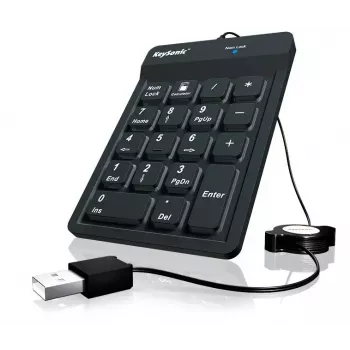 KeySonic ACK-118BK Αριθμητικό πληκτρολόγιο Καθολικό USB Μαύρο
