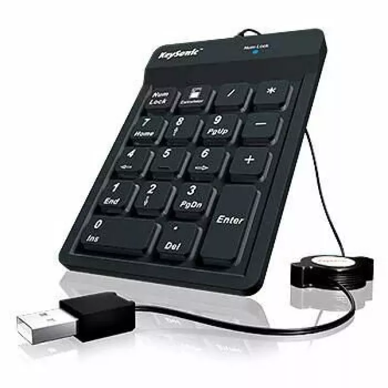 KeySonic ACK-118BK Αριθμητικό πληκτρολόγιο Καθολικό USB Μαύρο