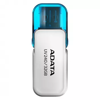 Μονάδα USB flash ADATA UV240 32 GB USB Type-A 2.0, λευκό, σχεδιασμός με καπάκι