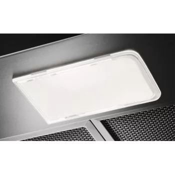 Επιτοίχιος απορροφητήρας Electrolux LFC319X, ανοξείδωτο ατσάλι, 898×(69–102)×450 mm, 420 m³/h, 3 ταχύτητες, μεταλλικό φίλτρο