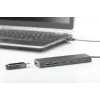 DIGITUS Hub USB 3.0, 7 θυρών με τροφοδοτικό 5V/3,5A, θήκη αλουμινίου