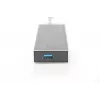 DIGITUS Hub USB 3.0, 7 θυρών με τροφοδοτικό 5V/3,5A, θήκη αλουμινίου