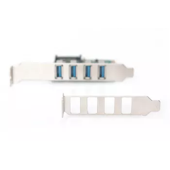 DIGITUS USB 3.0, 4 Port, κάρτα επέκτασης PCI-Express 4 θυρών A/F εξωτερικές, chipset VL805