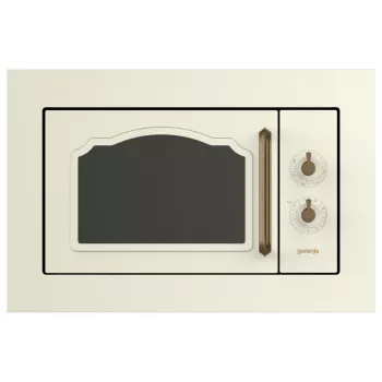 Gorenje BM235CLI Φούρνος μικροκυμάτων, ελεφαντόχρωμο, φούρνος μικροκυμάτων combo, πάνω από την εστία, 23 l, 800 W