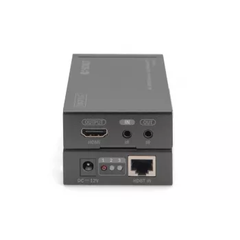 DIGITUS Σετ επέκτασης 4K HDMI, HDBaseT 70 m over καλώδιο δικτύου (Cat 5E, 6, 7) UHD 4K2K/30 Hz