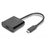DIGITUS προσαρμογέας USB-C σε HDMI, 4K, 0,15 m, μαύρος