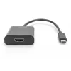 DIGITUS προσαρμογέας USB-C σε HDMI, 4K, 0,15 m, μαύρος