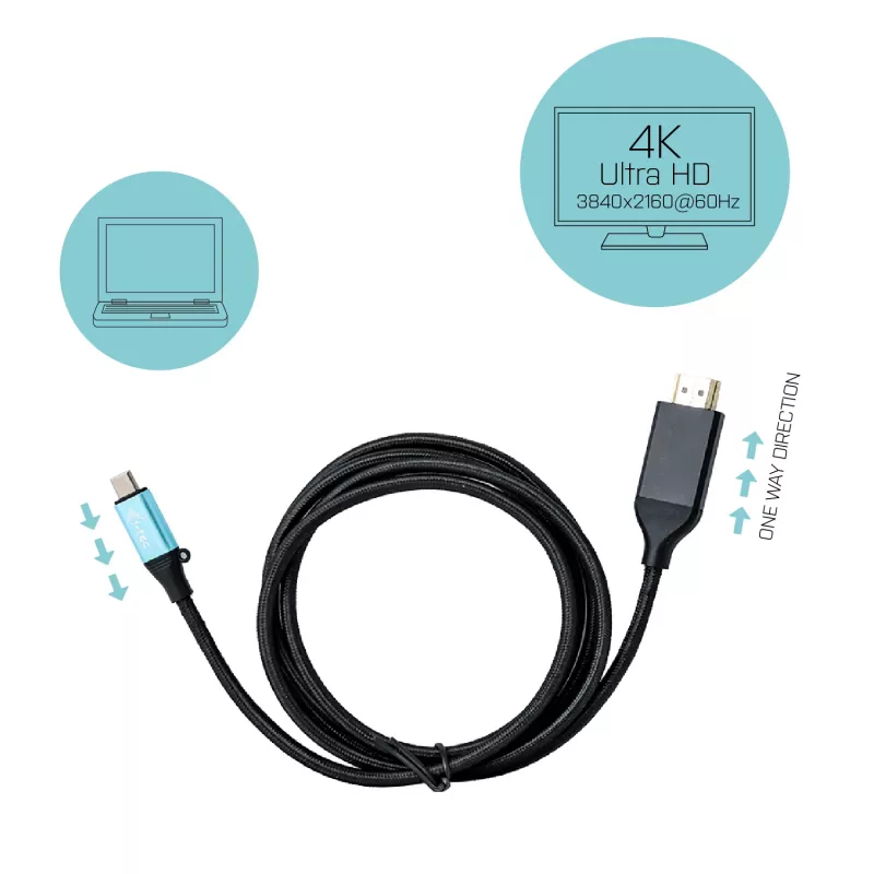 i-tec USB-C HDMI καλώδιο προσαρμογέας 4K / 60 Hz 150cm