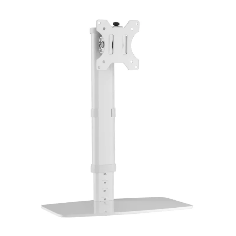 Techly ICA-LCD 260 βάση οθόνης / βάση 68,6 cm (27 ίντσες) γραφείο λευκό