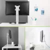 Techly ICA-LCD 260 βάση οθόνης / βάση 68,6 cm (27 ίντσες) γραφείο λευκό