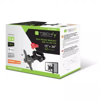 Techly ICALCD100BK βάση γραφείου μαύρο