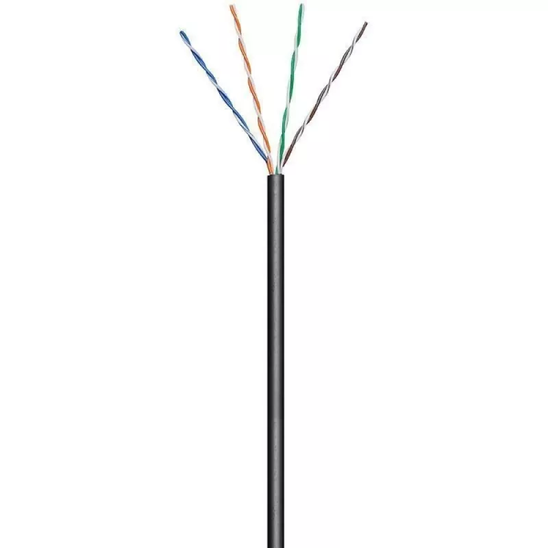 Techly ITP7-UTP-0100LO καλώδιο δικτύου μαύρο 100 m Cat5e U/UTP (UTP)