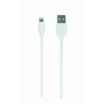GEMBIRD καλώδιο φόρτισης και δεδομένων USB σε 8-Pin, 1m – λευκό