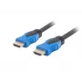 Καλώδιο HDMI LANBERG CA-HDMI-20CU-0010-BK 1 m — HDMI 2.0, 18 Gbit/s, ARC, Ethernet