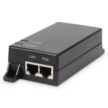 DIGITUS Gigabit PoE Injector, 802.3af 10/100/1000Mbps, Power Pins:4/5(+),7/8(-), έξοδος max. 48V, 15.4W