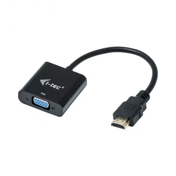 Προσαρμογέας καλωδίου i-tec HDMI σε VGA, 0.15 m, HDMI, VGA, αρσενικό, θηλυκό, 1920 x 1080 pixels
