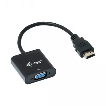 Προσαρμογέας καλωδίου i-tec HDMI σε VGA, 0.15 m, HDMI, VGA, αρσενικό, θηλυκό, 1920 x 1080 pixels