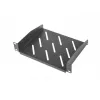 LANBERG σταθερό ράφι 10 ιντσών 1HE/254x180mm μέγιστο φορτίο έως 20kg μαύρο