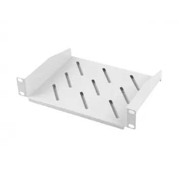 LANBERG σταθερό ράφι 10 ιντσών 1HE/254x180mm μέγ. φορτίο έως 20 kg γκρι