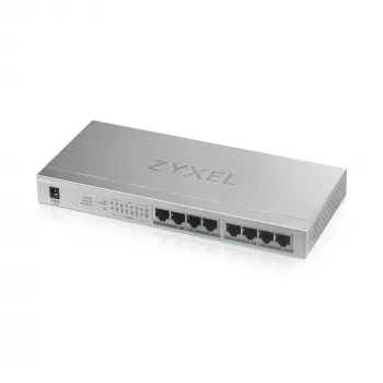 Zyxel GS1008HP unmanaged Gigabit Ethernet (10/100/1000) Power over Ethernet (PoE) γκρι