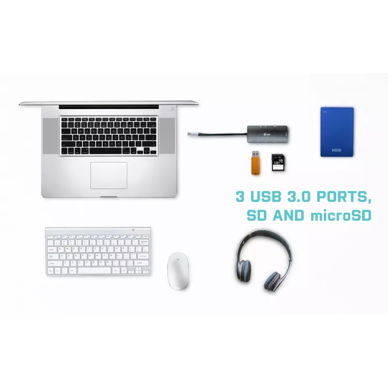 Σταθμός σύνδεσης i-tec Metal USB-C Nano Dock 4K HDMI + Power Delivery 100 W