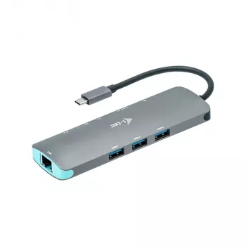 Σταθμός σύνδεσης i-tec Metal USB-C Nano Docking Station 4K HDMI LAN Power Delivery 100 W