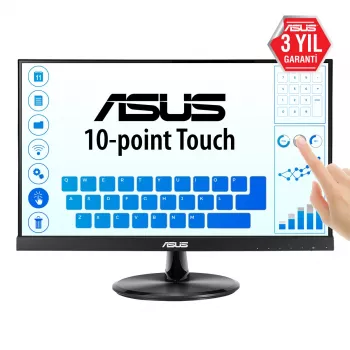 ASUS VT229H οθόνη υπολογιστή 54,6 cm (21,5 ίντσες) 1920 x 1080 Pixel Full HD LED οθόνη αφής μαύρη