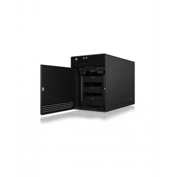 Θήκη HDD/SSD ICY BOX IB-3740-C31 μαύρη 2,5/3,5 ίντσες