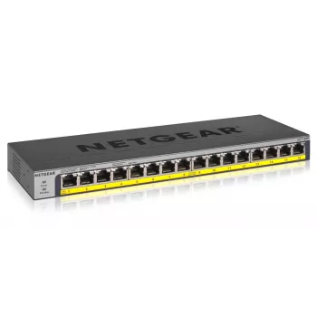 NETGEAR GS116PP Unmanaged Gigabit Ethernet (10/100/1000) Power over Ethernet (PoE) μαύρο