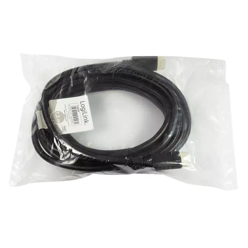 Καλώδιο DisplayPort LogiLink CV0076 7,5 m μαύρο