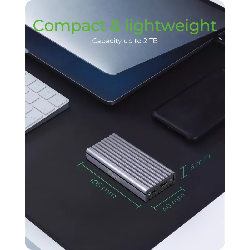 Θήκη SSD ICY BOX IB-1817M-C31 γκρι M.2