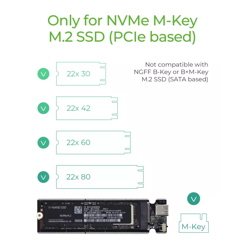 Θήκη SSD ICY BOX IB-1817M-C31 γκρι M.2