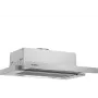 Bosch Serie 4 DFT63AC50 Απορροφητήρας ημιεντοιχισμένος (εξολκυόμενος) ασημί 360 m³/h