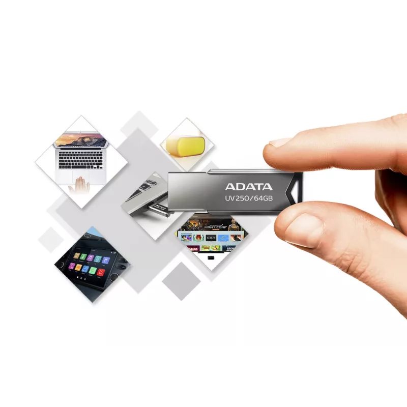 ADATA UV250 USB Stick 32 GB USB Type-A 2.0 ασημί