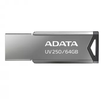ADATA UV250 64 GB μνήμη flash USB, USB 2.0, μεταλλικό, ασημί