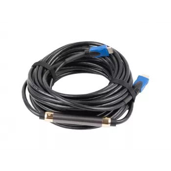 Καλώδιο HDMI LANBERG CA-HDMI-20CU-0150-BK — 15 m, HDMI 2.0, Type A, 18 Gbit/s, 4K@60Hz, ARC, Ethernet