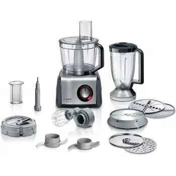Bosch MC812M865 Επεξεργαστής τροφίμων 1250 W 3,9 L Μαύρο, Ανοξείδωτο ατσάλι