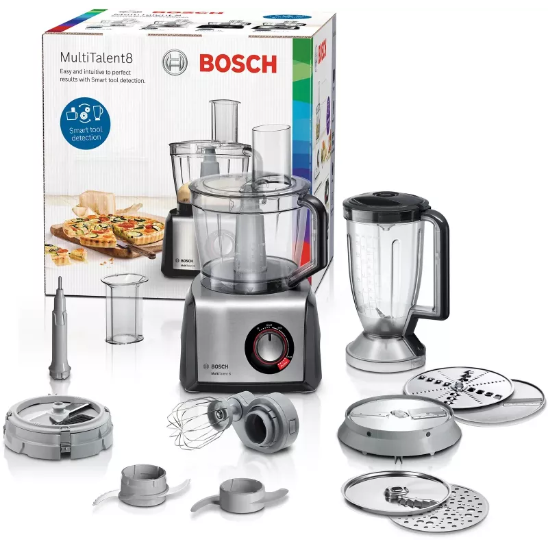 Bosch MC812M865 Επεξεργαστής τροφίμων 1250 W 3,9 L Μαύρο, Ανοξείδωτο ατσάλι