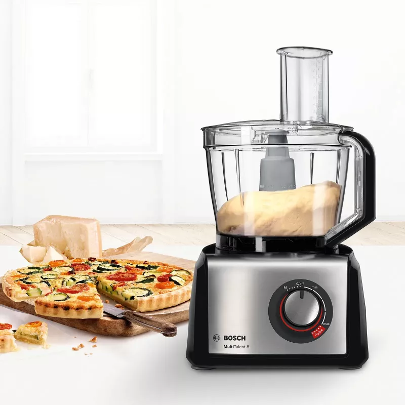 Bosch MC812M865 Επεξεργαστής τροφίμων 1250 W 3,9 L Μαύρο, Ανοξείδωτο ατσάλι