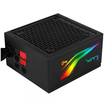 Aerocool LUXRGB550M RGB Modular Τροφοδοτικό PC 550W 80Plus Bronze 230V Μαύρο