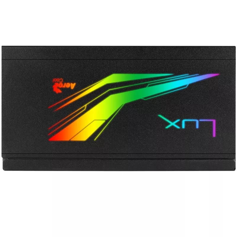 Aerocool LUXRGB550M RGB Modular Τροφοδοτικό PC 550W 80Plus Bronze 230V Μαύρο