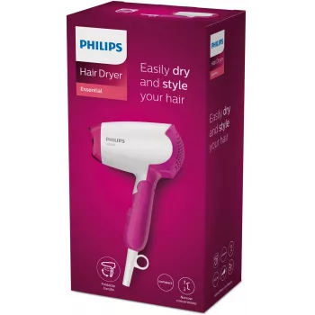 Philips Essential Care BHD003/00 Σεσουάρ 1400 W Ροζ, Λευκό